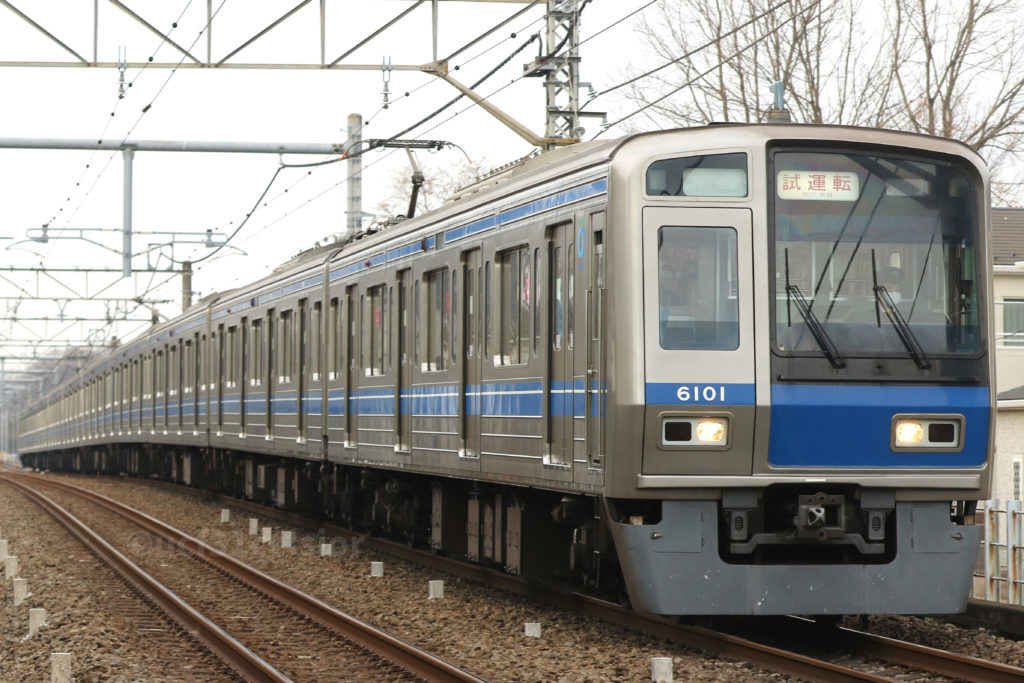 西武新宿線第9***電車 2021.01.22 撮影地:狭山市〜入曽にて