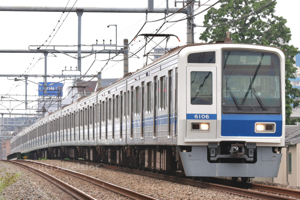 第9***電車 6000系6106F 2021.05.22 撮影地:西武新宿線 田無〜西武柳沢にて