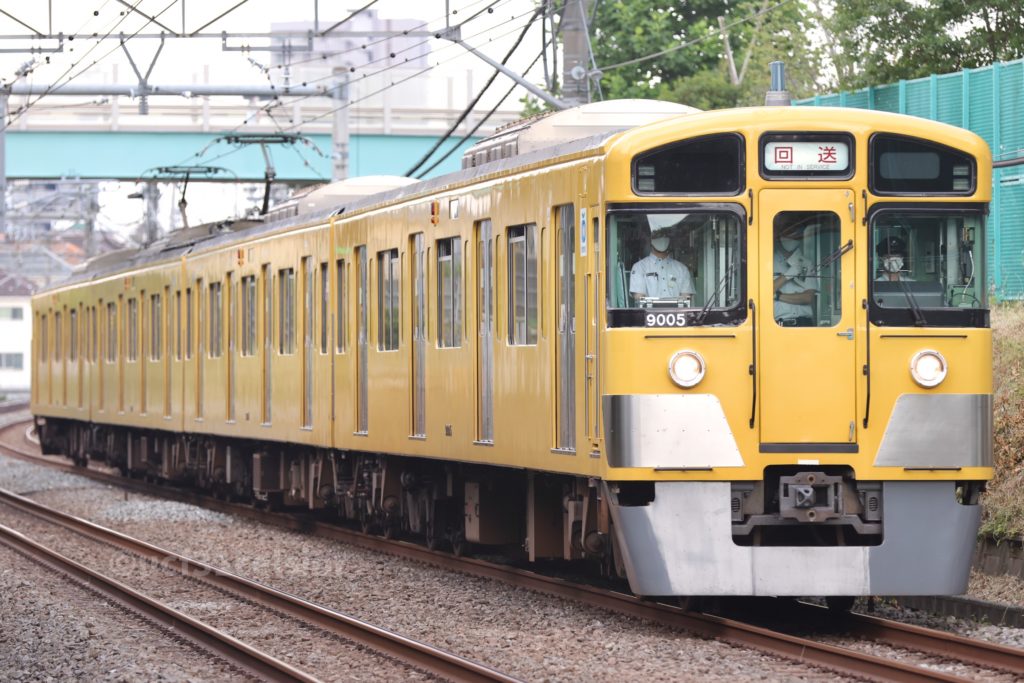第9***電車 2021.06.21 撮影地:西武新宿線 東伏見〜西武柳沢にて