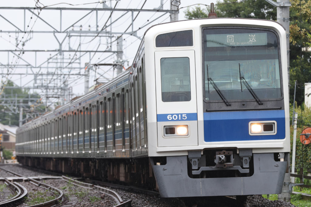 第9***電車 6000系6115F 2021.08.14 撮影地:西武拝島線 小平〜萩山にて