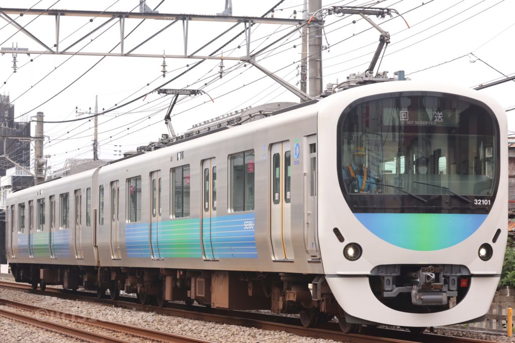 第9***電車 30000系32101F 2021.09.09 撮影地:西武新宿線 南入曽(信)〜新所沢にて