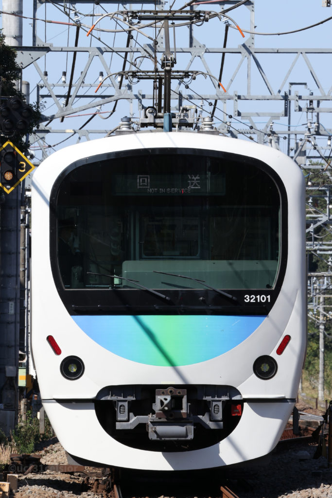 第9***電車 30000系32101F 2021.10.28 撮影地:西武拝島線 小平〜萩山にて ※後打ち