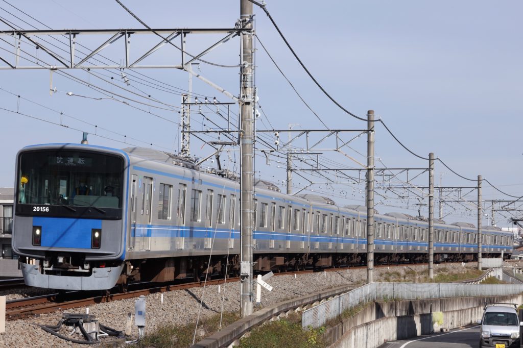 第9***電車 20000系20156F 2021.12.16 撮影地:西武新宿線 新狭山〜狭山市にて