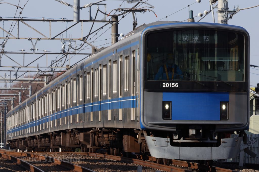第9***電車 20000系20156F 2021.12.16 撮影地:西武新宿線 狭山市〜入曽にて