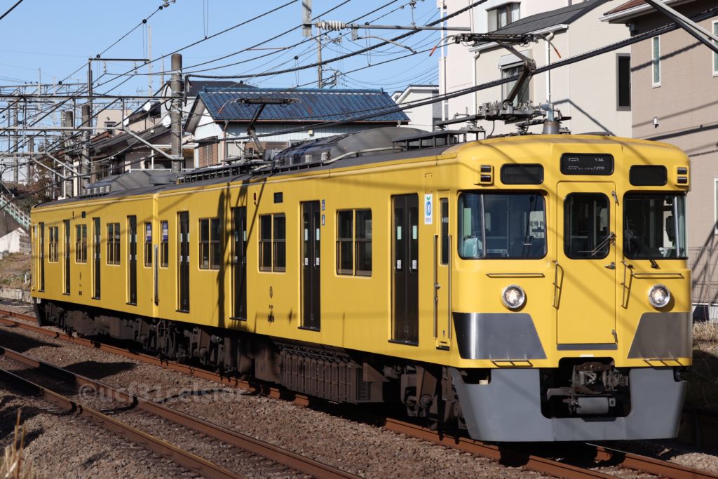 第9***電車 2000系2409F 2022.02.07 撮影地:西武新宿線 所沢〜東村山にて