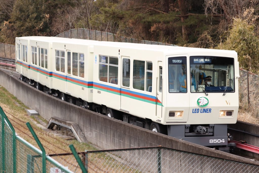 第***電車 8500系8501F 2022.03.02 撮影地:西武山口線 東中峯(信)〜多摩湖にて