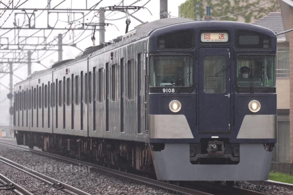 第9***電車 9000系9108F 2022.04.18 撮影地:西武新宿線 南入曽(信)〜新所沢にて