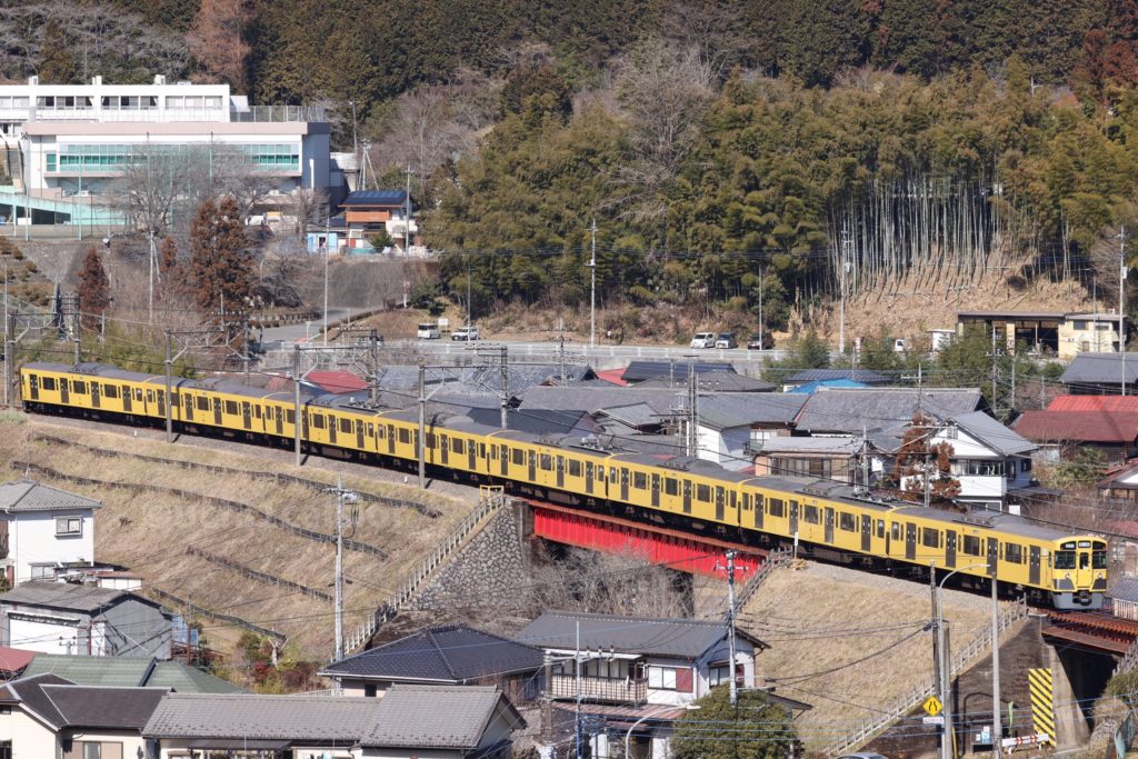 第9***列車 2000系2061F 2023.02.17 撮影地:西武池袋線 東吾野〜吾野にて ※後打ち
