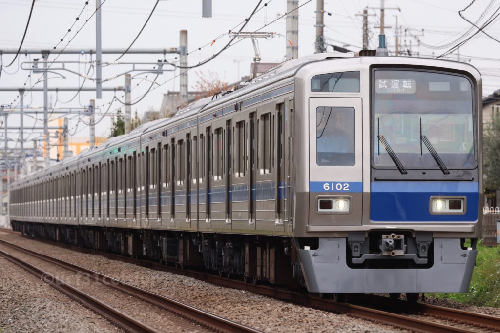 第9***列車 6000系6102F 2023.03.27 撮影地:西武新宿線 入曽〜南入曽(信)にて