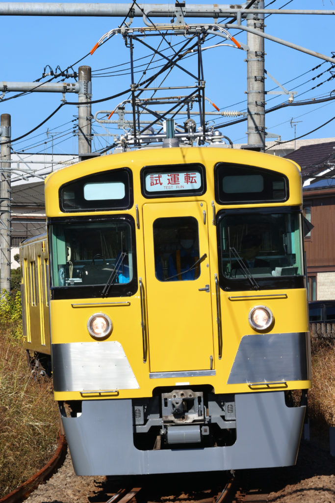 第9802列車 2000系2451F 2023.12.06 撮影地:西武池袋線 北飯能(信)〜東飯能にて